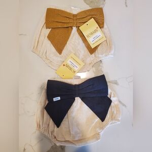 Yo Baby Baby Bloomers with Bows, Brand New With Tags